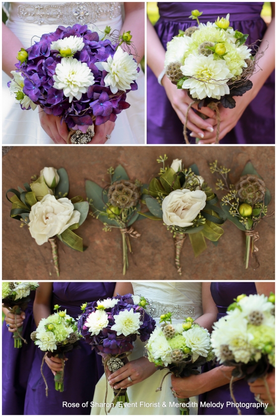 Naturally Chic Wedding Flowers: Hydrangeas, Dahlias & More