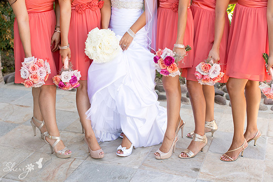 Blush Pink and Gold Summer Wedding Pictures