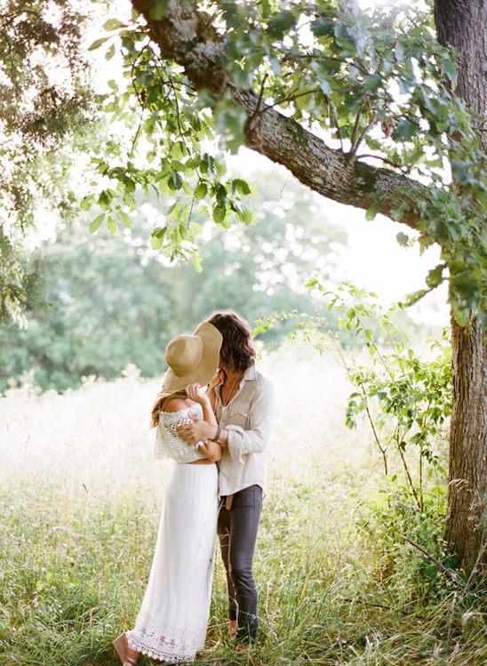 Romantic Boho Love Session with Motorcycle, Styled by Amanda Paige