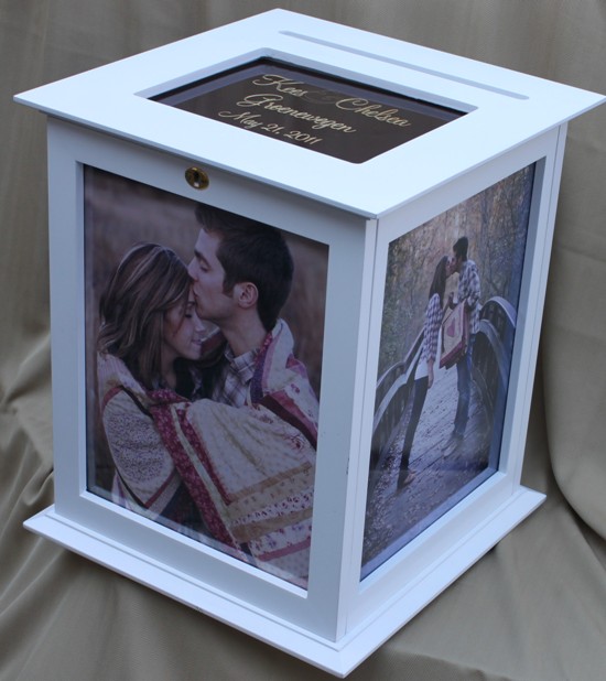 Wedding Card Box Sale: Personalized Photo Holders for Fall Weddings