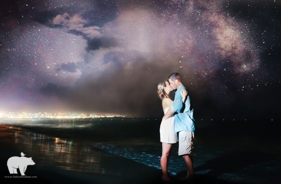 Stunning Jamaica Wedding Photo: Beaches Negril Night Shot