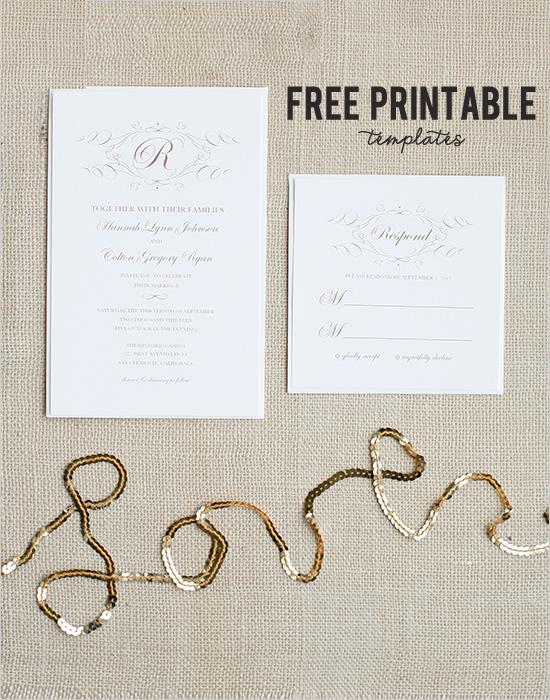 Mix & Match Wedding Stationery: Ideas & Free Printables