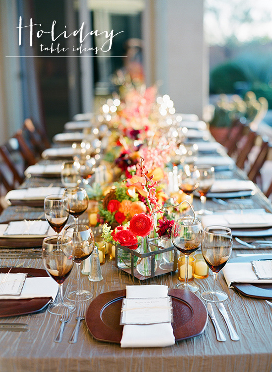 Rustic Fall Dinner Party: Inspiration for Holiday Tables & Weddings