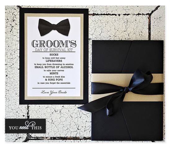 Groom's Survival Kit: Perfect Pre-Wedding Gift Ideas