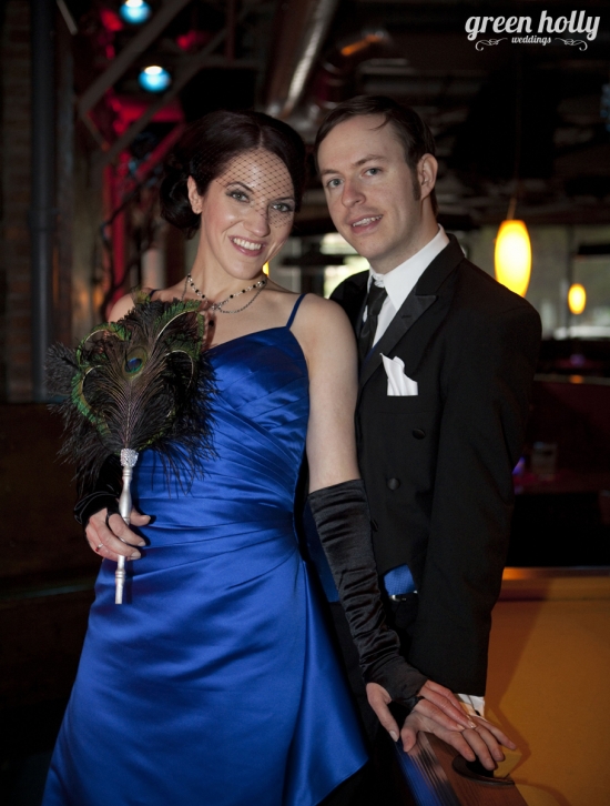 Fun & Bizarre Halloween Wedding in Detroit