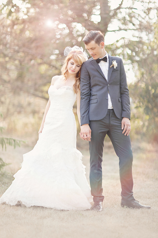 Indie Bandmates' Vintage Backyard Wedding