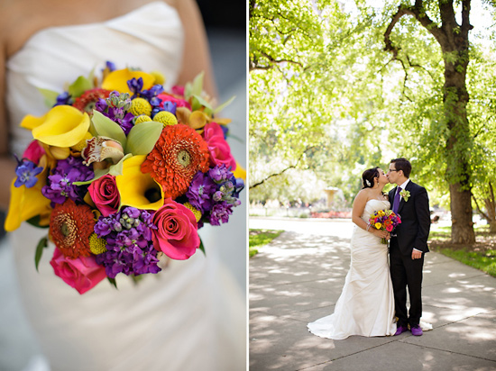 Vibrant Summer Wedding Bouquet Steals Hearts in Chicago
