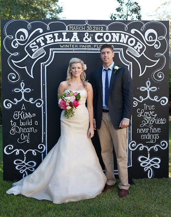 Chalkboard Wedding Signs: Chic & Personal