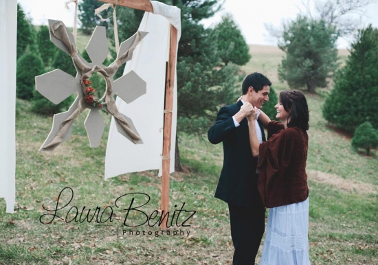 DIY Winter Wedding Inspiration: Rustic Snowflakes & Warmth