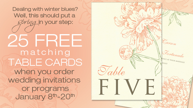 FREE Table Cards from The Green Kangaroo