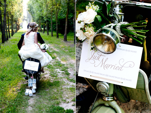 Italian Country Chic Wedding with 50s Vintage Charm in Fairytale Wood