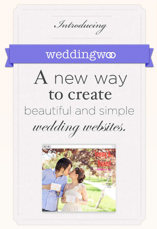 WeddingWoo: Create a Unique & Simple Wedding Website