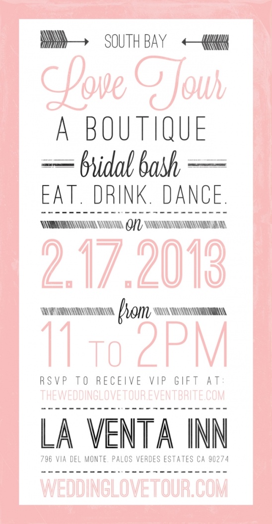 Wedding Love Tour: Boutique Bridal Bash at La Venta Inn!