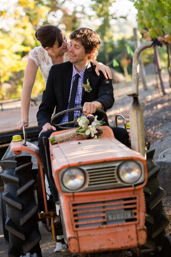 Fun-Filled Wedding with Food Trucks & Bouncy House