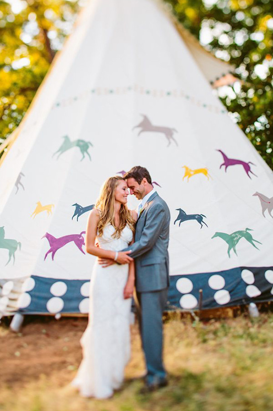 California Ranch Wedding: DIY Tepees & Weekend Celebration