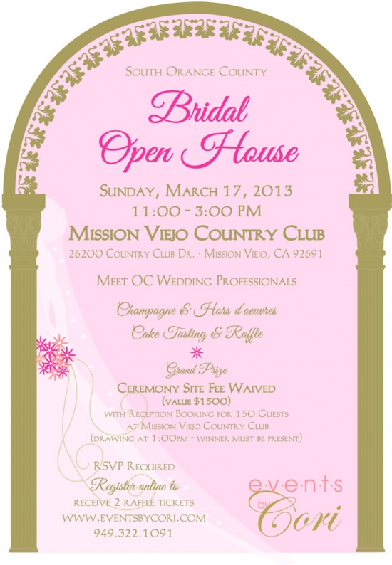 Mission Viejo Country Club Bridal Open House: Free Entry & Raffles!