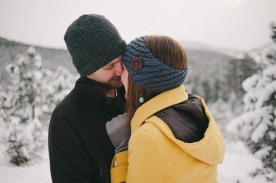 Mountain Engagement Photoshoot: Winter Romance