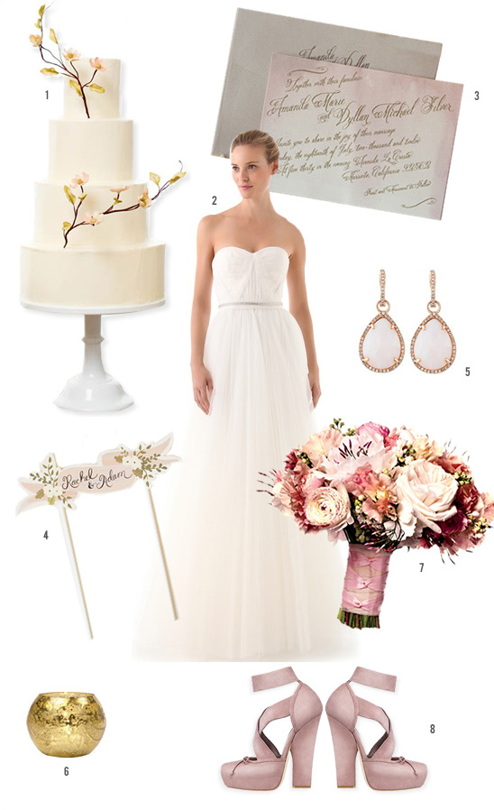 Pink Dior Ballet Pumps: A Whimsical & Elegant Wedding Inspiration