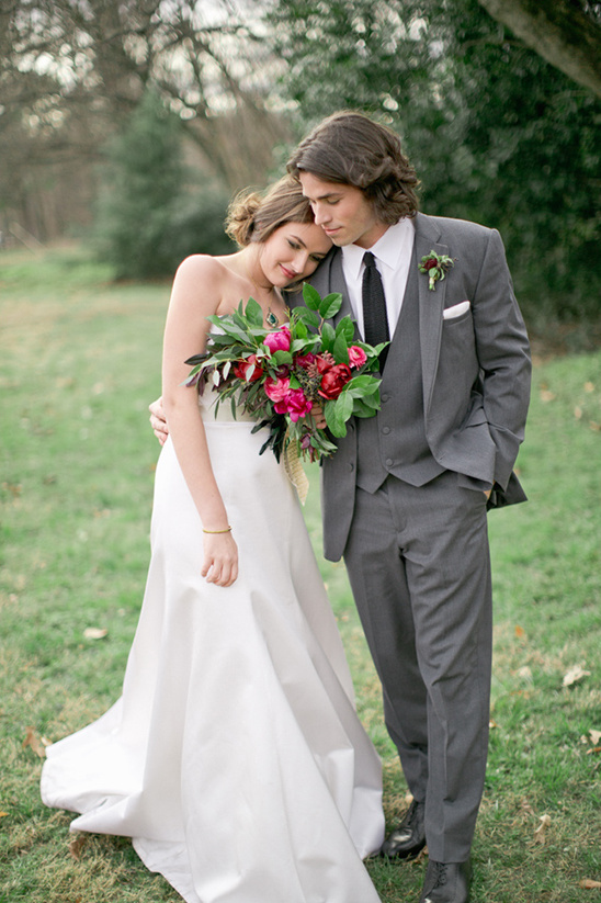 Romantic Pink & Green Spring Wedding: Dazzling Florals & Jewel Tones