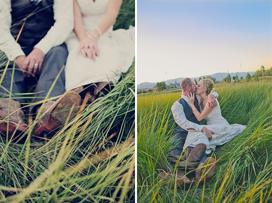 Rustic Rocky Mountain Wedding with DIY Decorations