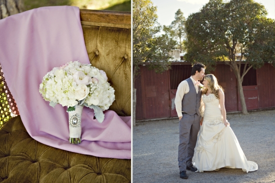 Vintage Glam Las Vegas Wedding: Sequins, Barns, and Romantic Moments