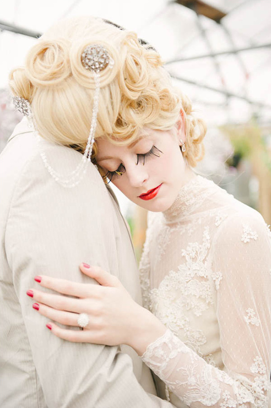 Vintage Glamour: 1920s Inspired Greenhouse Wedding Shoot