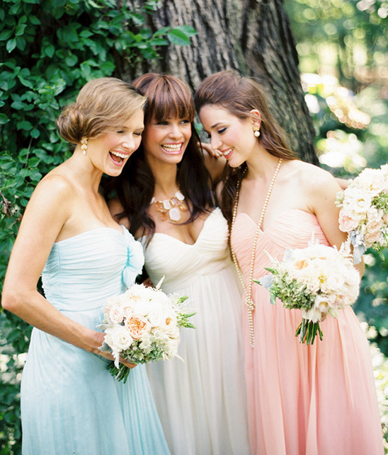 Mix & Match Pastel Chiffon Wedding Dresses