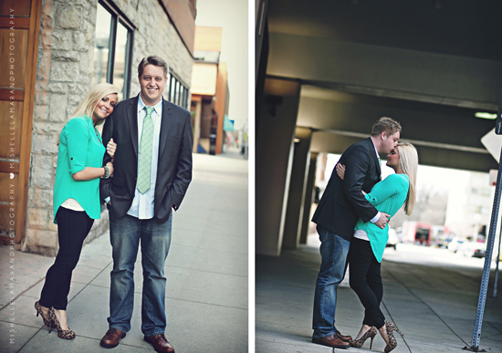 Downtown Engagement Shoot | Lindsay + Clayton
