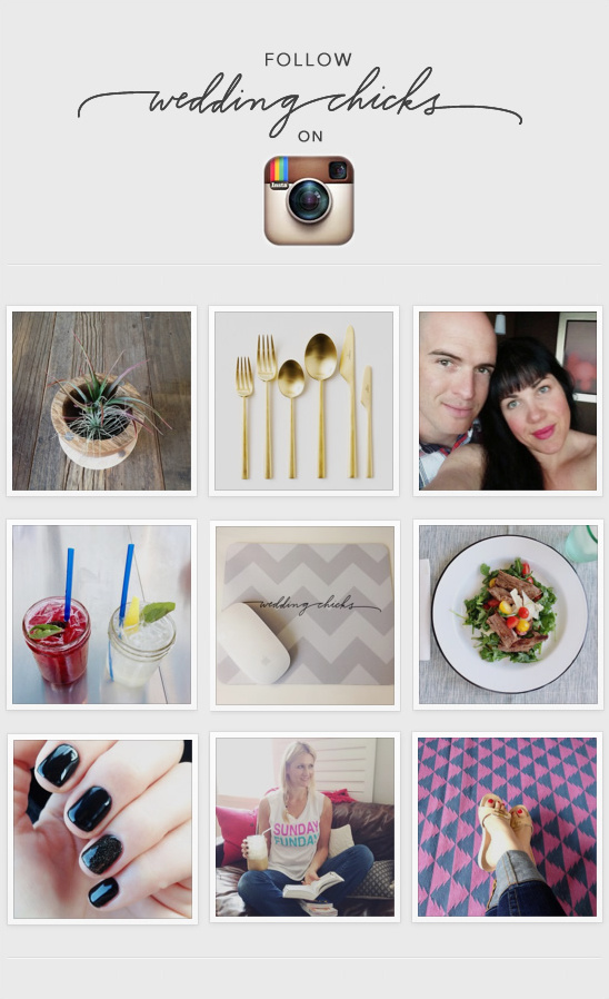 Follow Wedding Chicks on Instagram for Wedding Inspiration