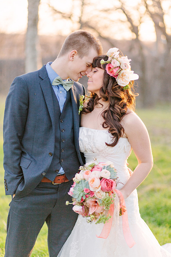 Spring Wedding Inspiration: Coral Mint Theme in Dallas