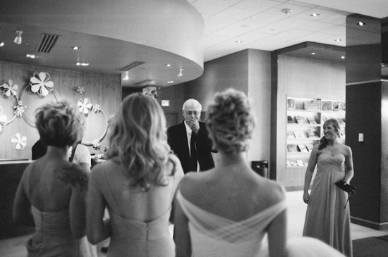 Father's Joyful Tears at Daughter's Wedding