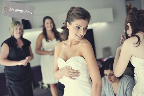 Bianca and Jake's Stylish Wedding: Silhouette and Elegant Details