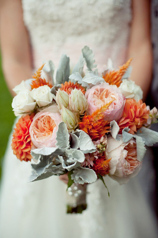 Romantic Backyard Wedding: Peach, Pink, Burlap & Lace Inspiration