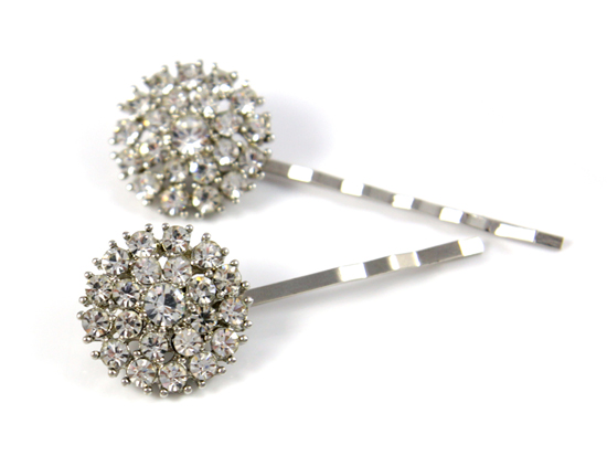 Elegant Crystal Bobby Pins: Sparkle in Your Bridal Hairstyle
