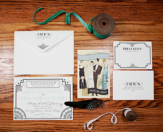 Romantic 1920s Gatsby Wedding Inspiration in Denver