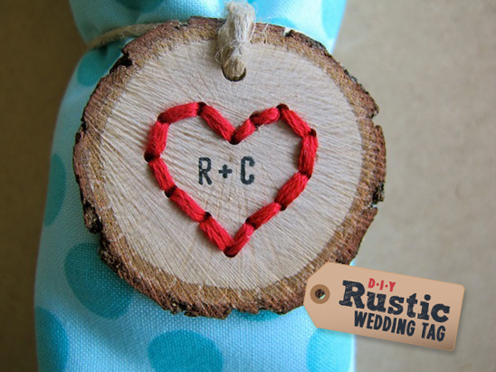 DIY Rustic Wedding Tags: Create Charming Embellishments with Embroidery