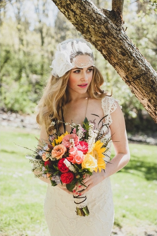 Bohemian Chic Tea Party Wedding Inspiration: DIY & Vintage Details