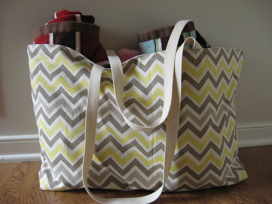 Gray and Citrine Tote Bags: Stylish Gifts for Brides and Bridal Parties