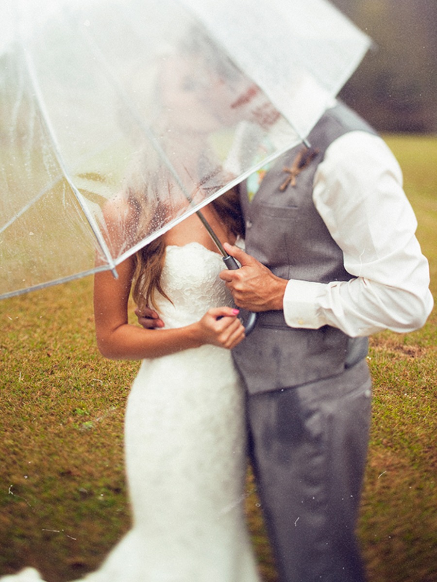 Rain Didn't Dampen This Rustic Barn Wedding: A Beautiful Love Story