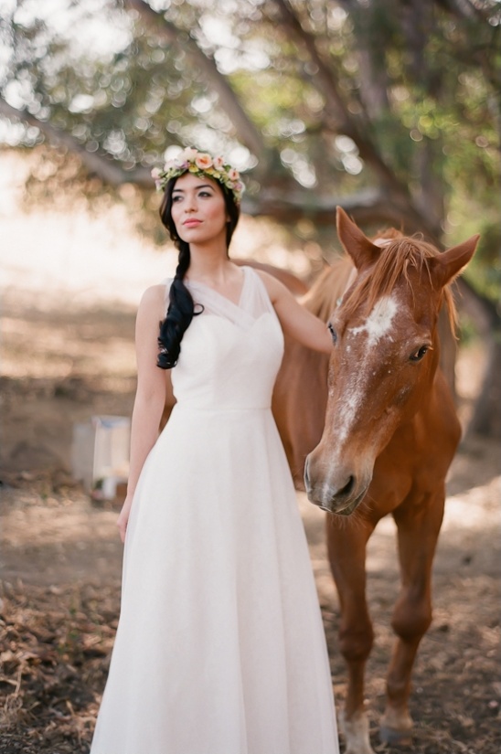 Enchanted Rustic Wedding Inspiration: Pink, Blue, White & Gold