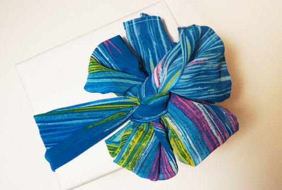 Scarves as Bridesmaid Gift Wrap: Personalized Wedding Details