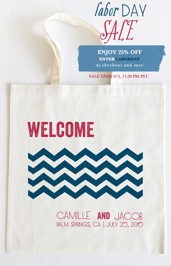 Wedding Chicks Labor Day Sale: 25% Off Totes