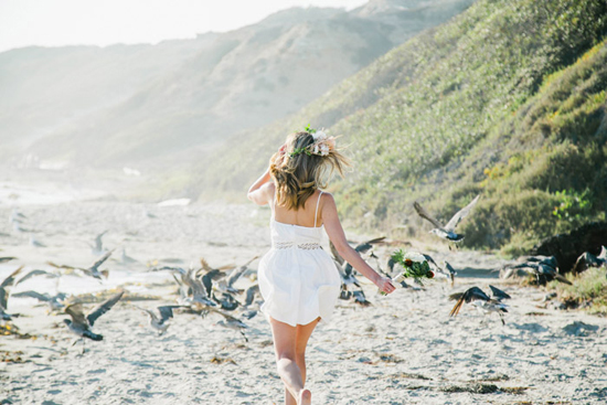 Bohemian Beach Wedding Inspiration: Flowers, Succulents, and Tassels