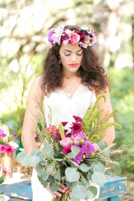 Boho Bright Wedding Inspiration: Colorful & Glamorous Details