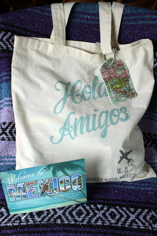 Custom Wedding Totes: Destination Wedding Favors in Mexico