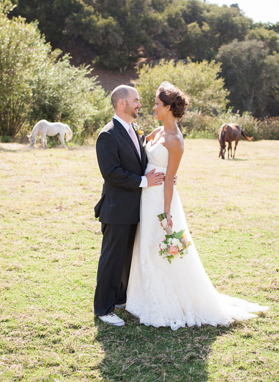 Rustic Coral Wedding in San Luis Obispo: A Magical Day