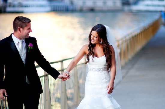 Chicago City Wedding at Wyndham Riverfront Hotel: Libby and Kent