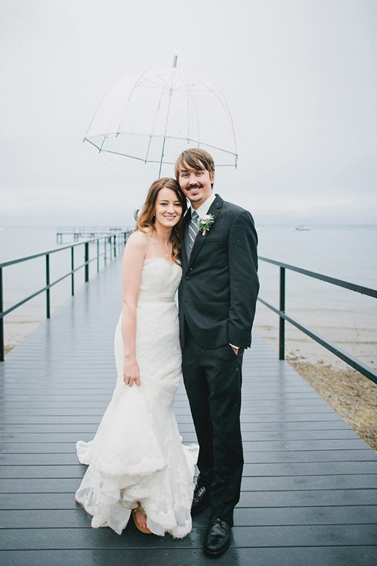 Rainy Lake Tahoe Wedding: Jenna & Travis's Romantic, Budget-Friendly Day