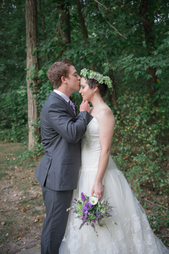 Purple & Green Lavender Tea Party Wedding at Willow Oak Flower Farm