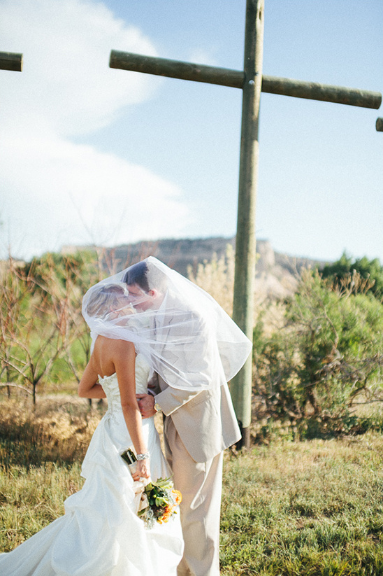 Rustic Blue & Orange Wedding at YMCA Camp: A Memorable Celebration